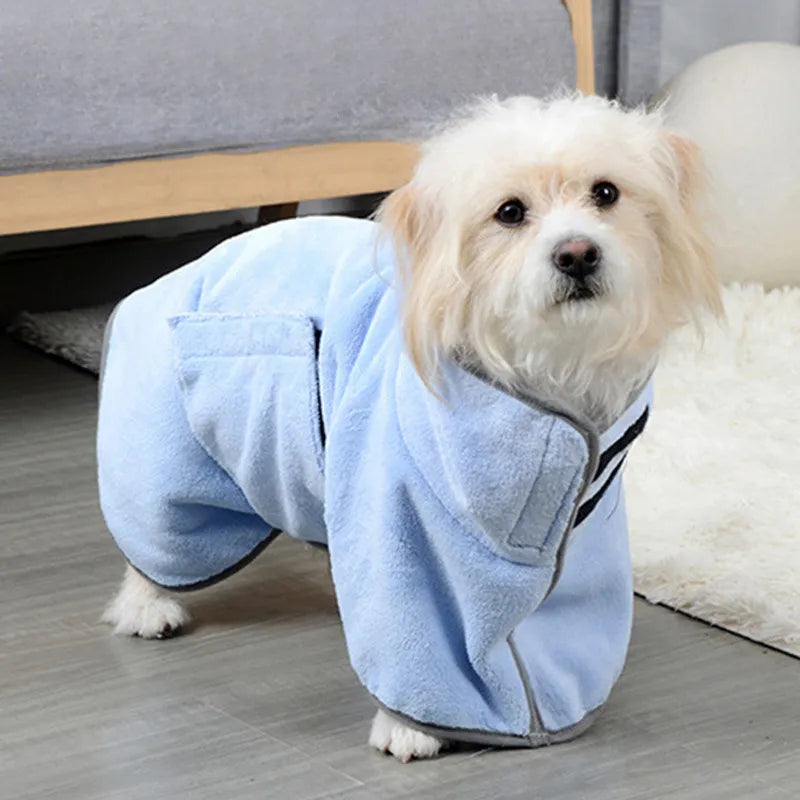 QuickDry Pet Bathrobe Towel