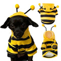 Bumblebee Pet Costume Hoodie - Yellow and Black