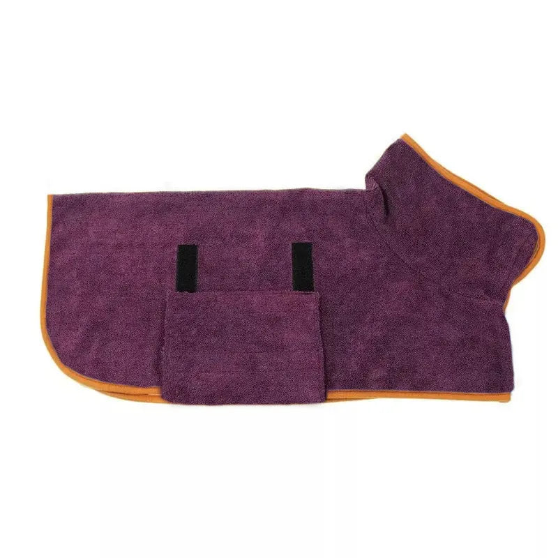 QuickDry Pet Bathrobe Towel