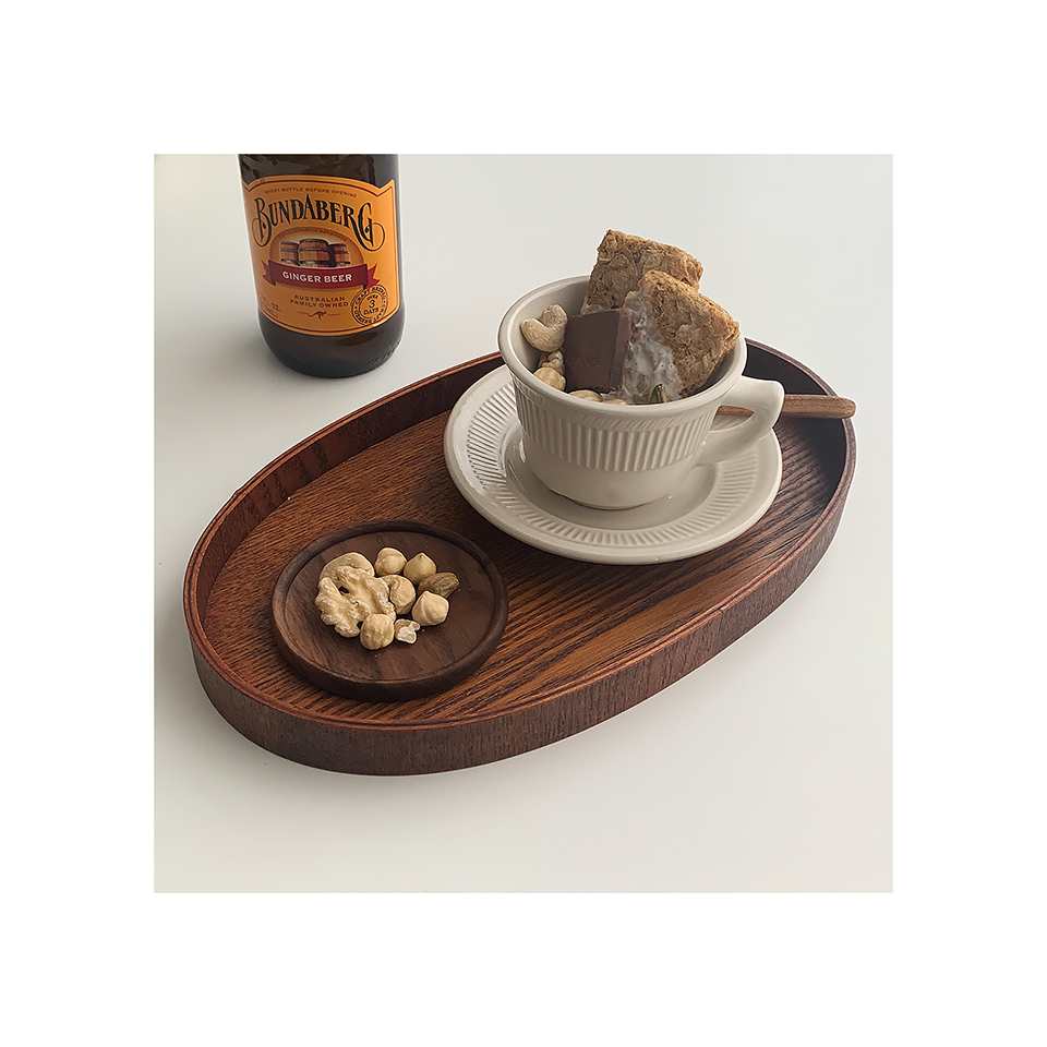 Japanese Walnut Insulated Wooden Coaster