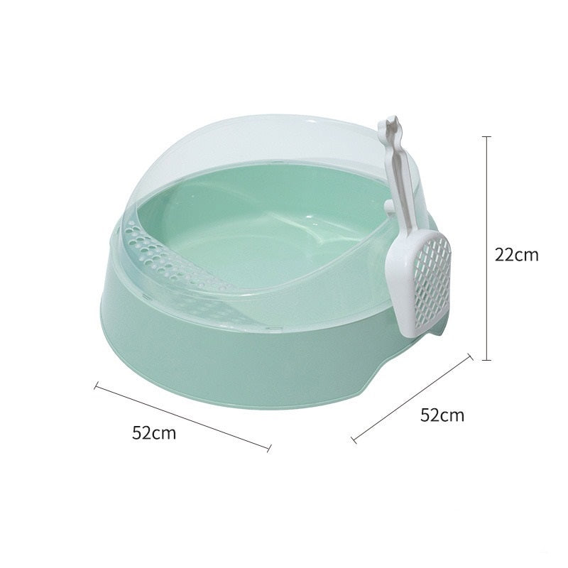 Semi-Private Cat Litter Haven with Scoop