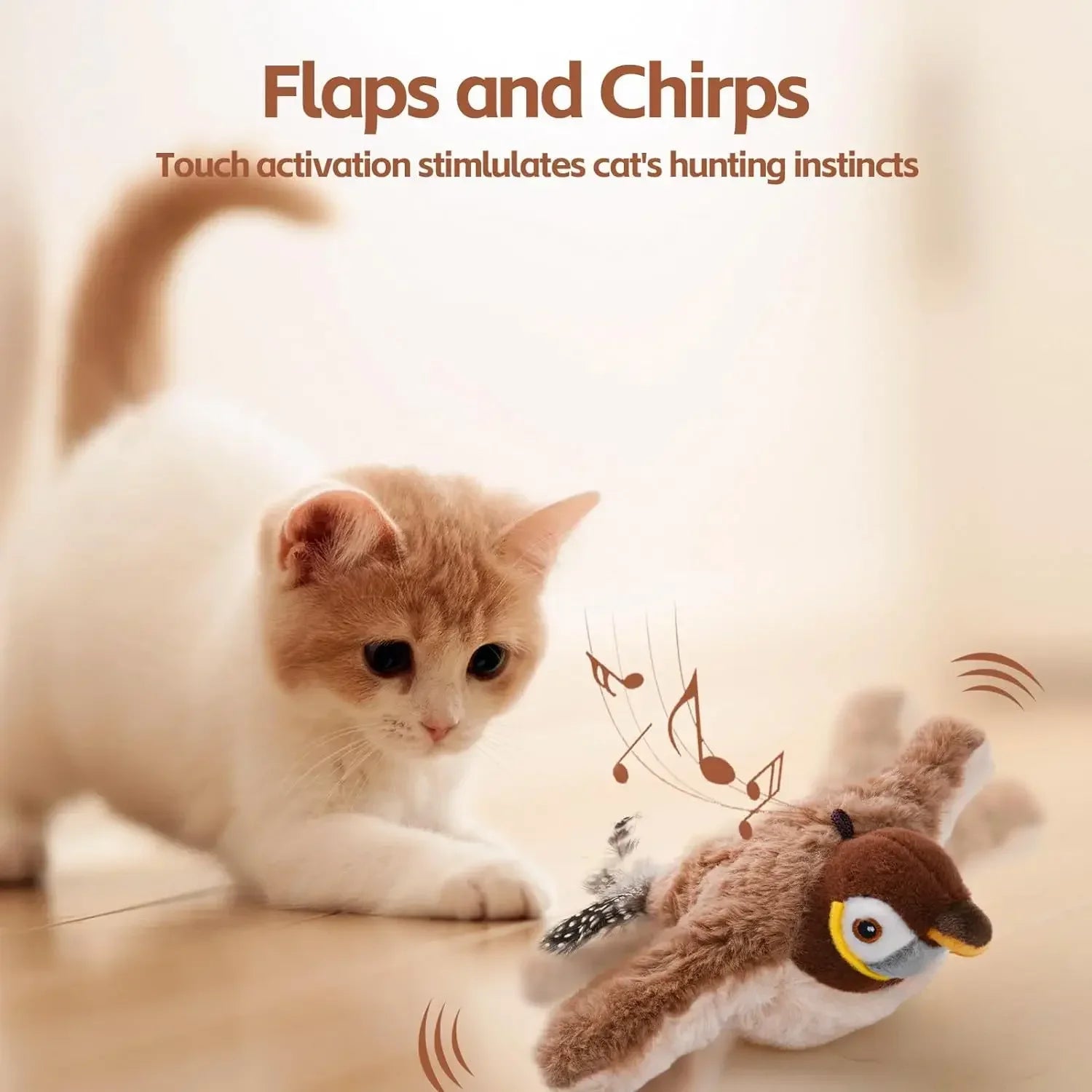 Purrfect Melody Bird Toy