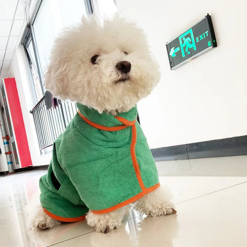 QuickDry Pet Bathrobe Towel