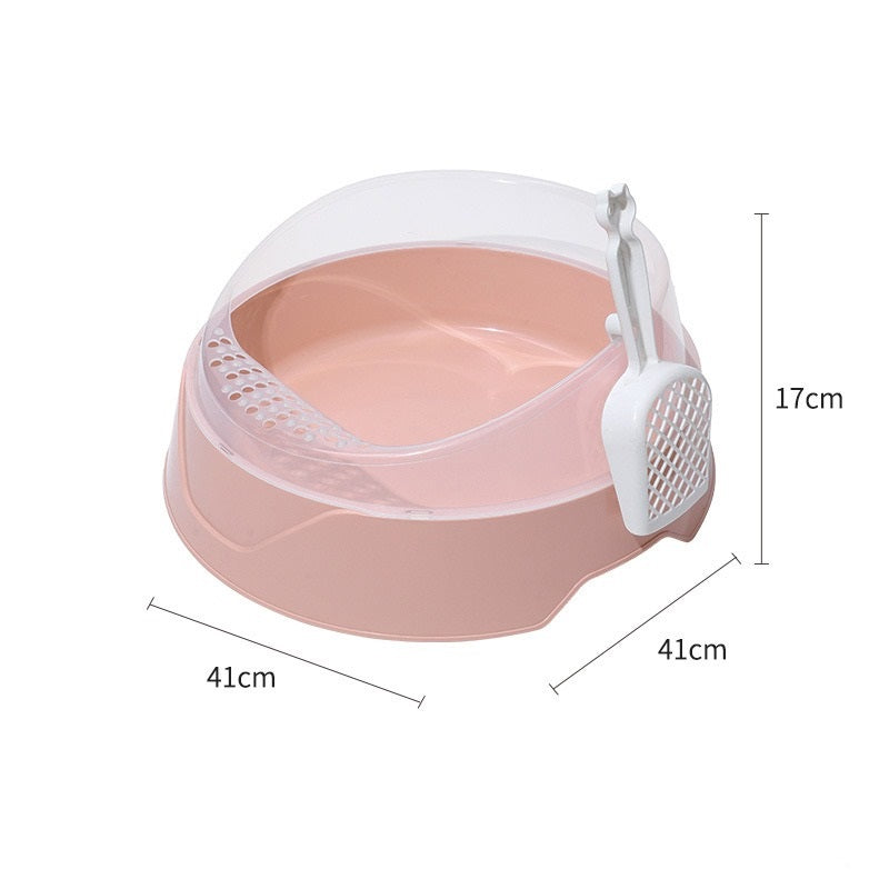 Semi-Private Cat Litter Haven with Scoop